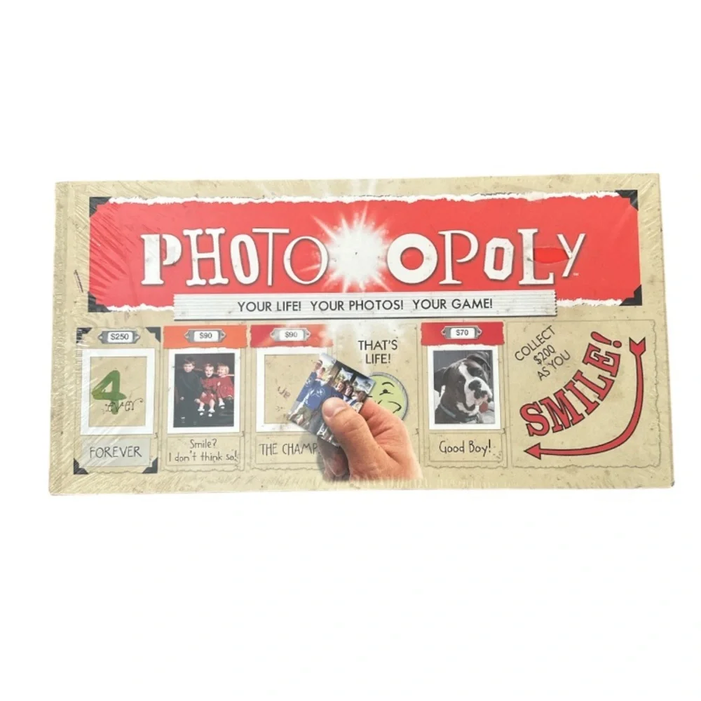 Photoopoly Customizable Add Your Own Photos Board Game Vintage - Picture 3 of 3